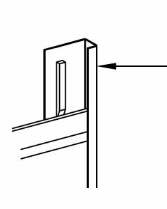 Eternit Cedral (Click) Aansluitprofiel C05 Haaigrijs