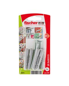 Fischer Universeelplug UX 8x50 R met schroef (5 stuks)