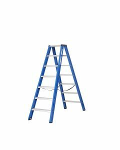 Hercules Blue dubbele trapladder 2x7