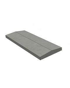 Remacle Delta Muurkap 25/50 met 2 afwateringen