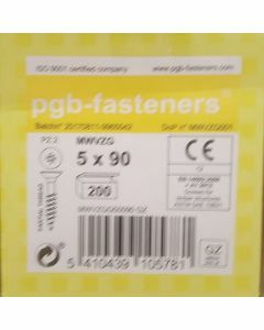 PGB Spaanderplaatschroef VZK-Z 5x90mm (200 stuks)