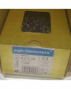 PGB Spaanderplaatschroef VK-Z 4,5x35mm (200 stuks)