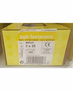 PGB Spaanderplaatschroef VK-Z 3x35mm (200 stuks)