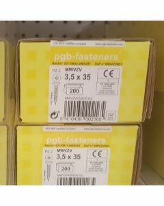 PGB Spaanderplaatschroef VK-Z 3,5x35mm (200 stuks)
