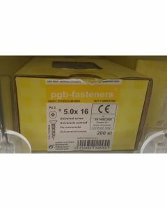 PGB Spaanderplaatschroef VK-Z 5x16mm (200 stuks)