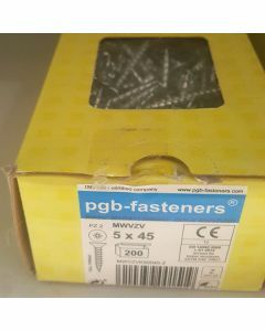 PGB Spaanderplaatschroef VK-Z 5x45mm (200 stuks)