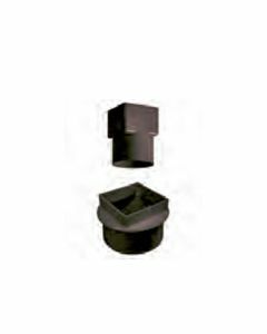 Nicoll Verloop vierk/rond 80x80/Ø110