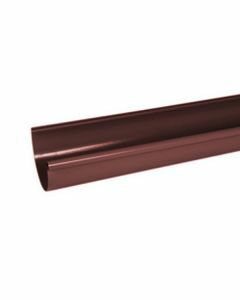 Nicoll dakgoot LG25 bruin 115mm (4m)