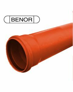 Nicoll PVC Mofbuis Ø250 oranje 1m