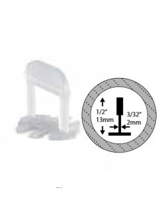 Ox Tile Level System Voetstukken 2x13mm (250stuks)