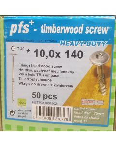 PGB Flenskophoutschroef P17 10x140mm (50 stuks)