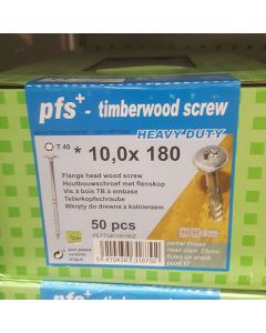 PGB Flenskophoutschroef P17 10x180mm (50 stuks)