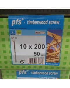 PGB Flenskophoutschroef P17 10x200mm (50 stuks)