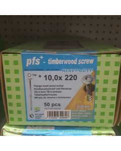 PGB Flenskophoutschroef P17 10x220mm (50 stuks)
