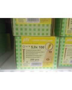 PGB Spaanderplaatschroef VZK-T 5,0x100mm (200 stuks)