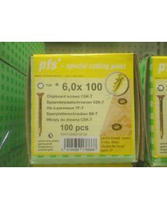 PGB Spaanderplaatschroef VZK-T 6,0x100mm 1 doos (100 stuks)