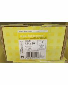 PGB Spaanderplaatschroef VK-Z 4,5x30mm (200 stuks)