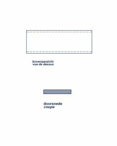 Remacle Platte Muurkap 30/100