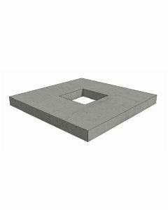 Remacle Schouwdeksteen met opening 60x60