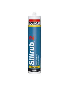 Soudal Silirub 2 zwart 310ml