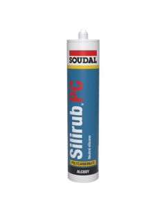 Silirub PC Silicone voor PVC en polycarbonaat transparant 300ml