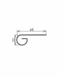 NedZink Solin type1 100mm (lengte 2m)
