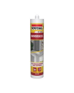 Soudal Universeel silicone wit 310ml