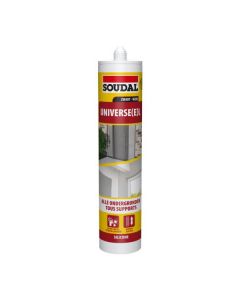 Soudal Universeel silicone zwart 310ml