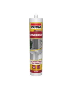 Soudal Universeel silicone bruin 310ml