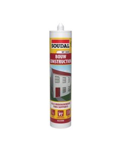 Soudal Bouw Neutrale silicone wit 300ml