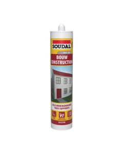 Soudal Bouw Neutrale silicone grijs 300ml