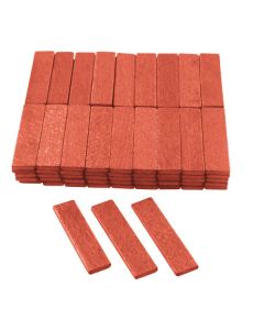Soudal Houten steunblokjes 24x2x80mm rood (100st)