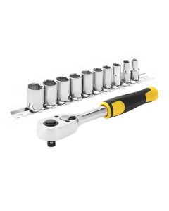 Stanley 11-delige Dopsleutelset 1/4" 72T