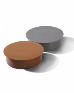 Nicoll PVC Stop in mof Ø125 grijs 