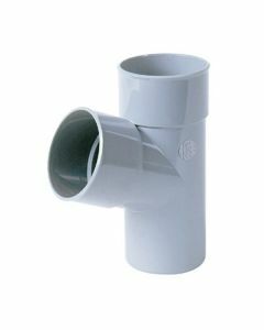 Nicoll PVC T-stuk 67° M/S Ø75 grijs