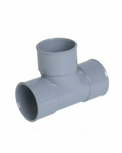 Nicoll PVC T-stuk gebogen M/M Ø32 grijs