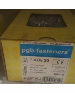 PGB Spaanderplaatschroef VZK-Z 4x20mm (1.000 stuks)