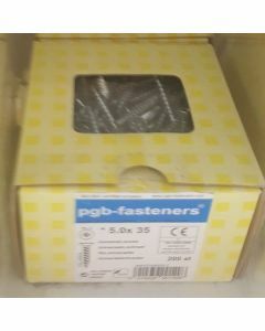 PGB Spaanderplaatschroef VZK-Z 5x35mm (200 stuks)