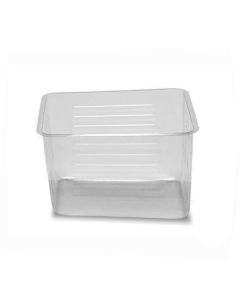 Inzetemmer transparant 8l (5 stuks)