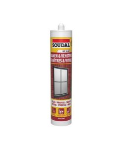 Soudal Ramen & Vensters Overschilderbare silicone wit 300ml
