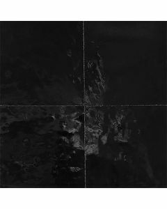 Zellige 10x10 zwart n1