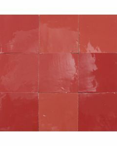 Zellige 10x10 rood n10